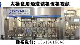 多头食用油灌装机工厂实拍完整版